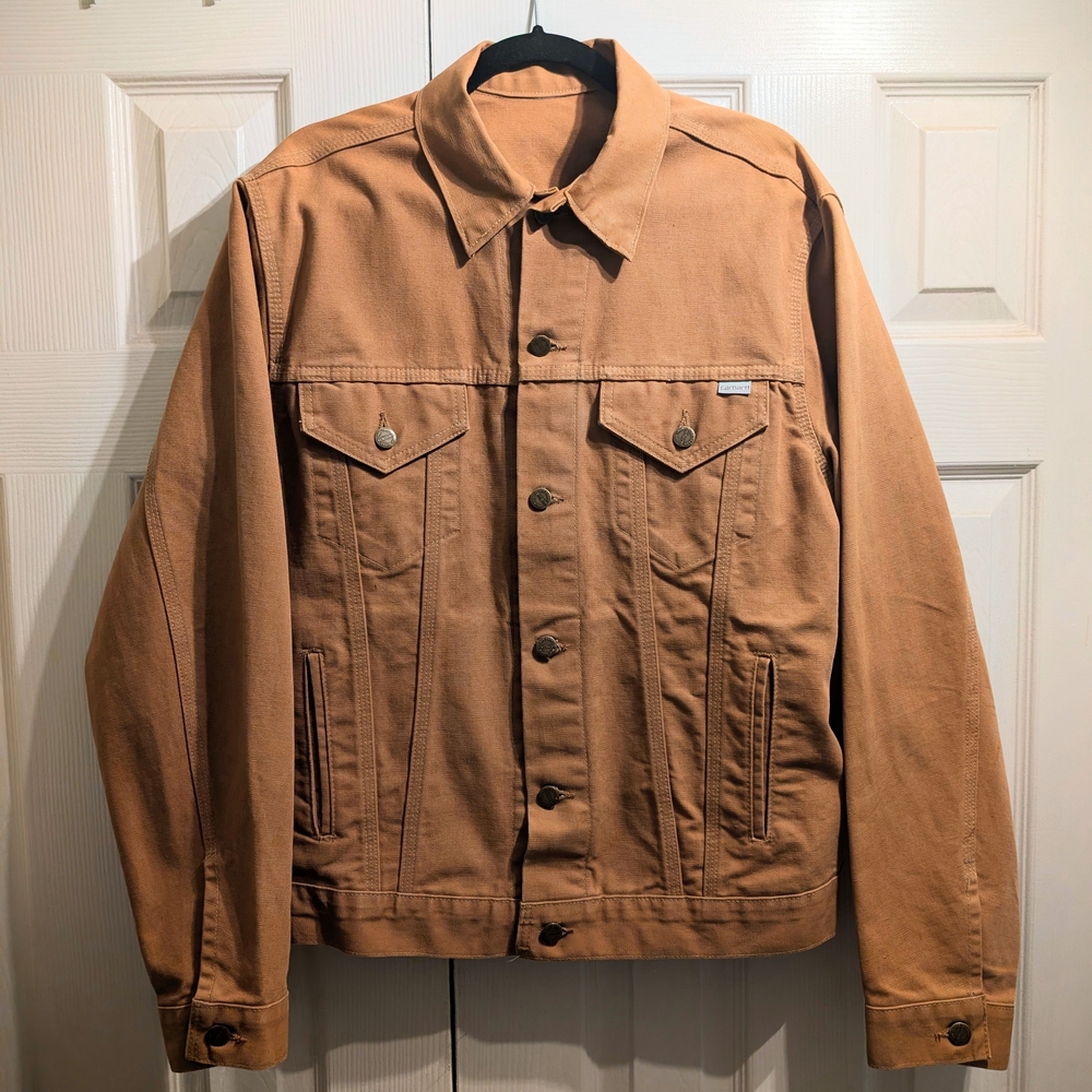 Vintage 80's Men's Carhartt Trucker Jacket Like New!